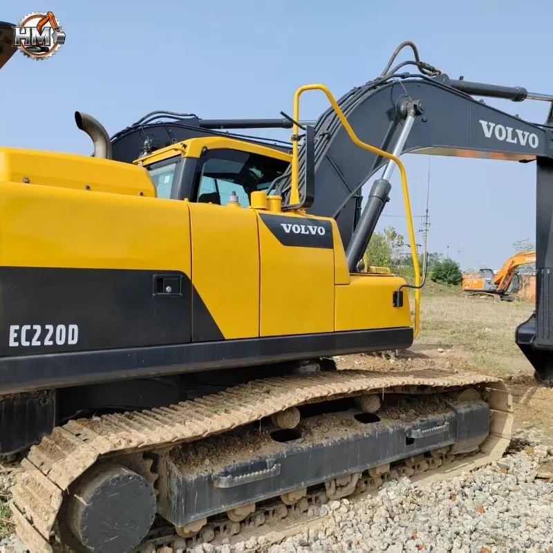 90% New Used VOLVO EC220D Hydraulic Excavator Engineering Solution