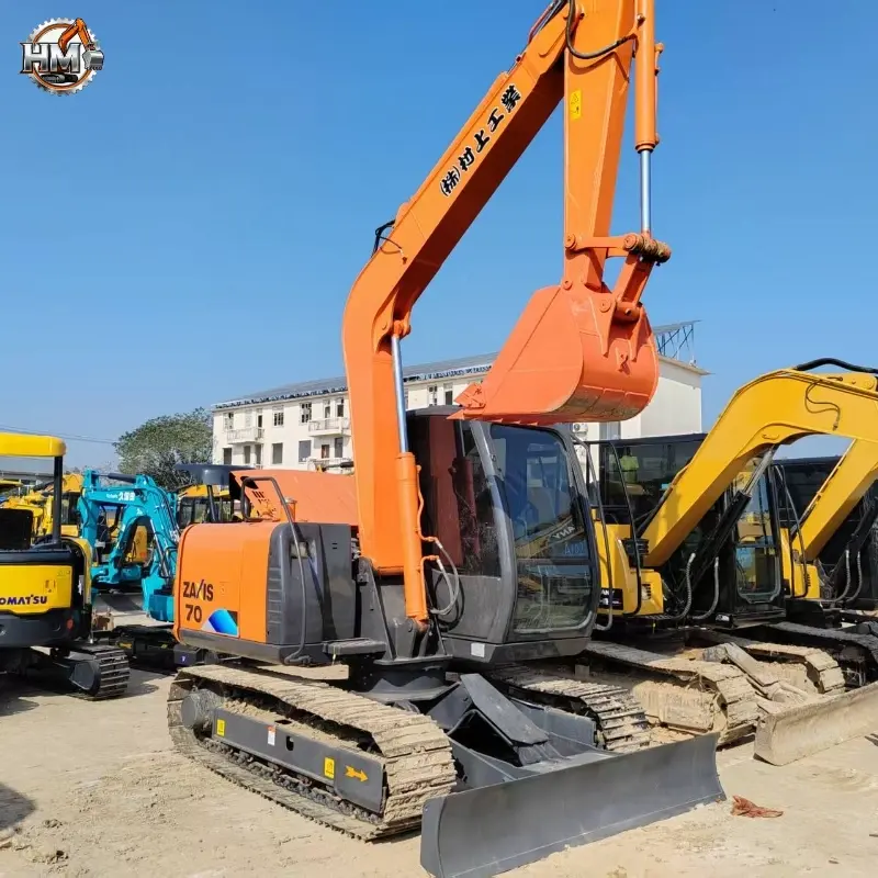 Cheap Used Hitachi ZX70 Small Crawler Machine Good Performance China Supplier