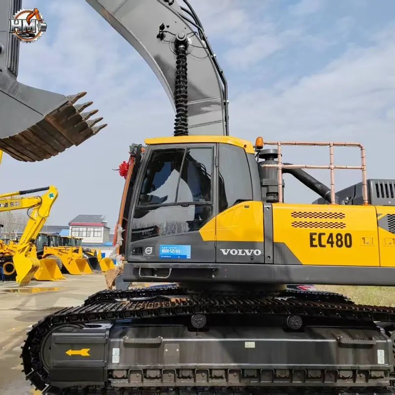 Durable Used VOLVO EC480 Heavy Crawler Digger Construction Machinery