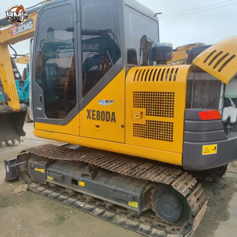 Durable Used XCMG XE80DA Small Crawler Excavator Construction Equipment Competitive Price