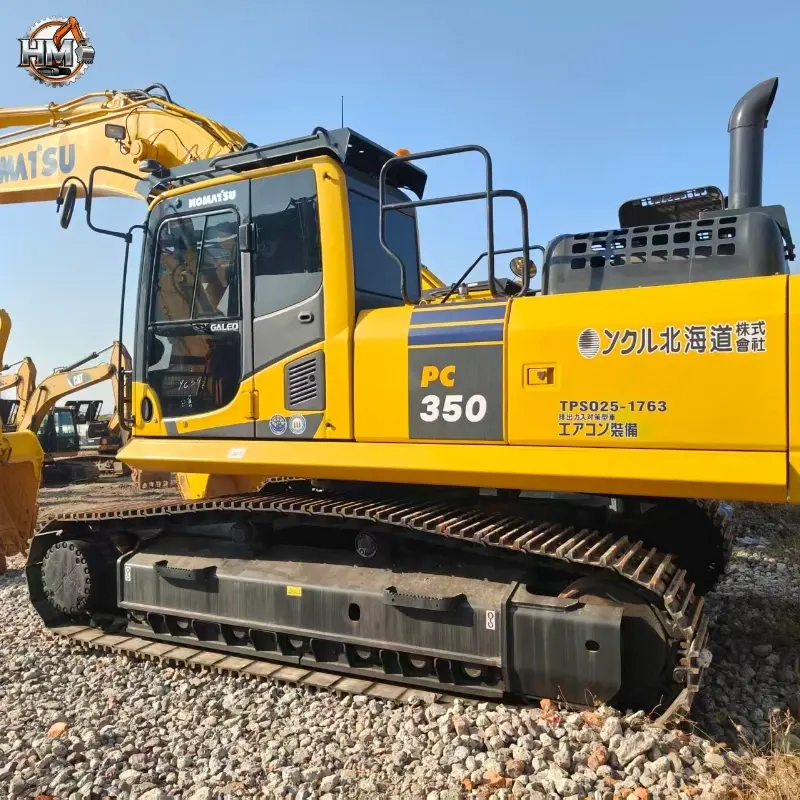 Good Performance Second-hand Komatsu 350-8 Heavy Hydraulic Excavator Construction Machines For Sale