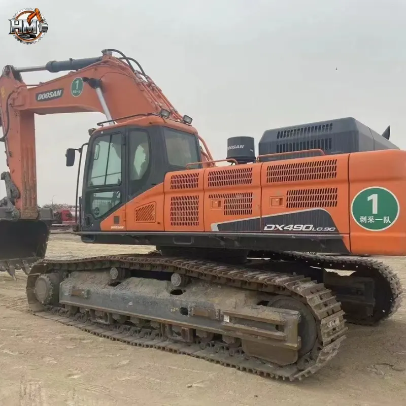 High Quality Used Doosan DX490LC-9c Heavy Excavator Durable Machinery For Sale