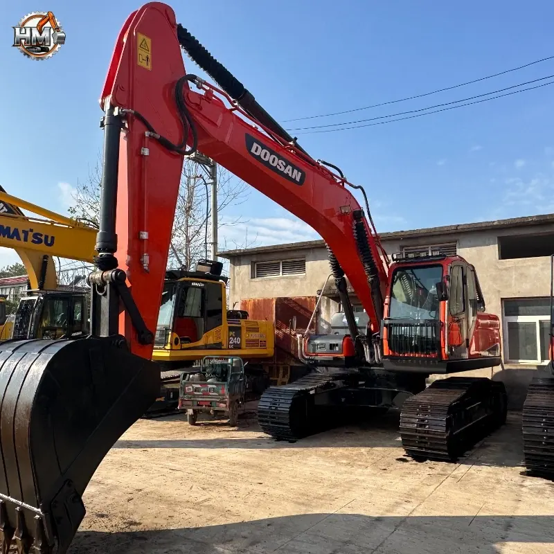 Original Used Doosan DX225LCA Crawler Excavator Large Construction Machine Price