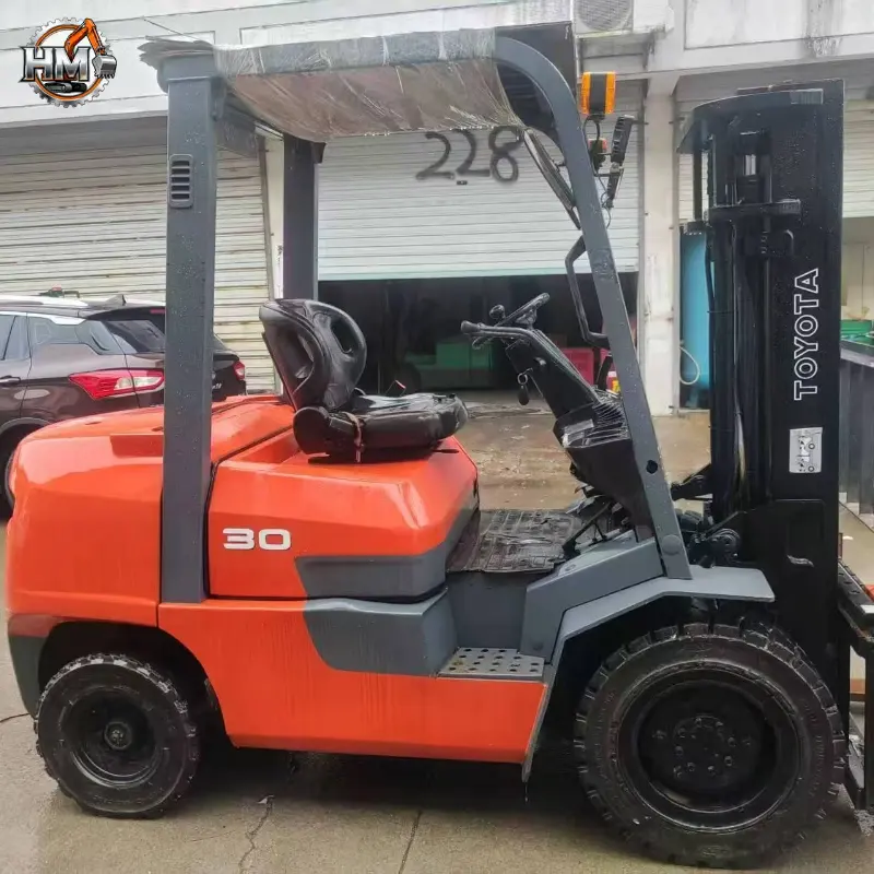 Reliable Used Toyota 30 Forklift Heavy Equipment Price 