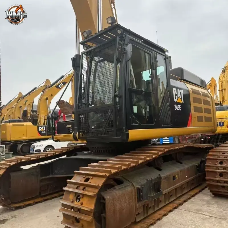 Second hand Caterpillar 349E Crawler Excavator Heavy Duty Construction Machine