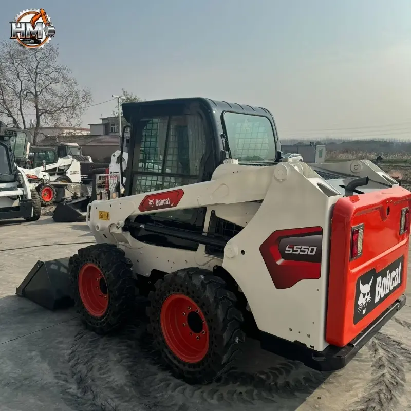 Well-maintained Used Bobcat S550 Skid-Steer Loade Construction Machine Price
